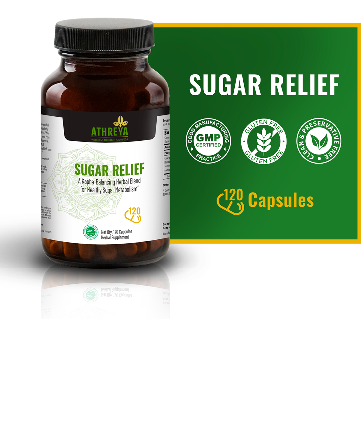 Sugar Relief Capsules | Ayurvedic Herbal Blend for Healthy Sugar