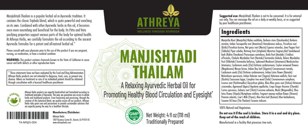 Manjishtadi Thailam