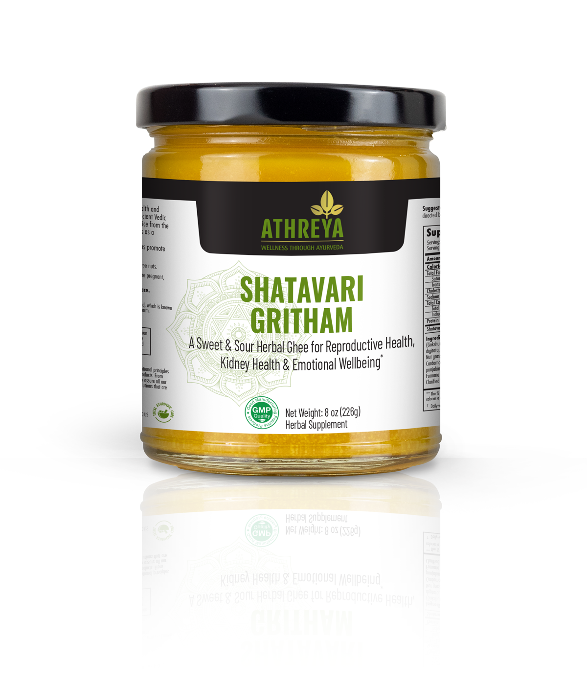 Shatavari Gritham| Ayurvedic Supplement for Reproductive Health & Toxin  Removal Support| Athreya Herbs