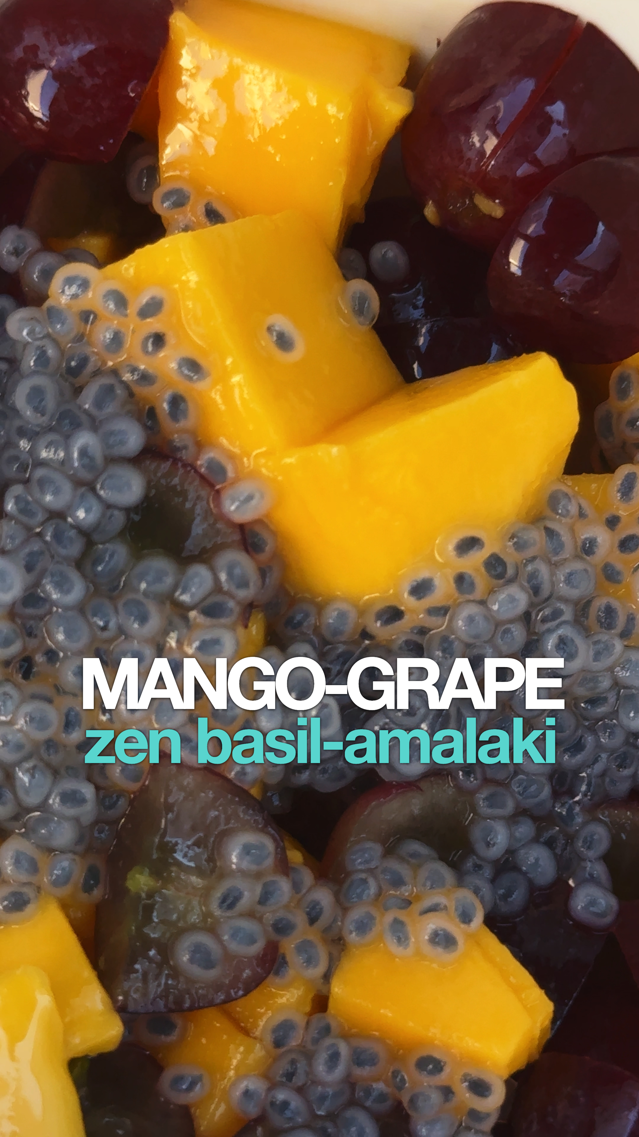 Vaidya Jay's mango grape heart warmer