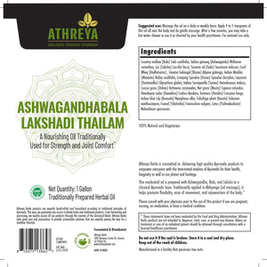 Ashwagandhabala Lakshadi Thailam
