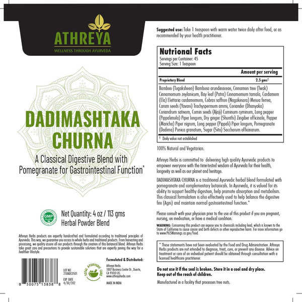 Dadimashtaka Churna