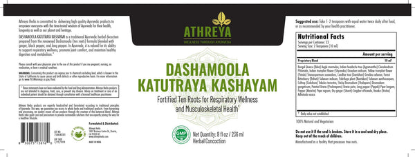 Dashamoola Rashaya Dashamoola Katutraya Kashayam