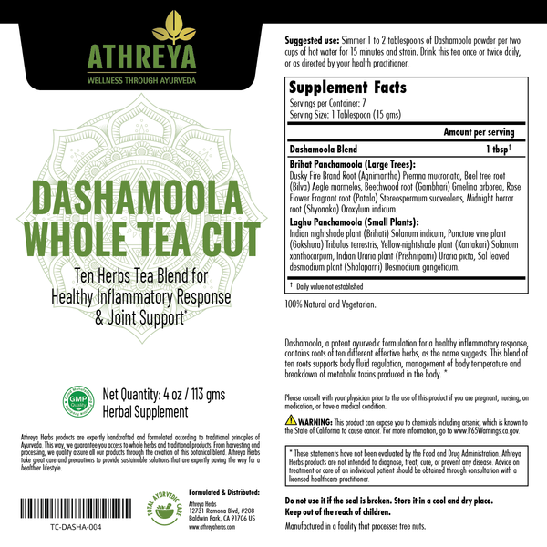 Dashamoola Whole Teacut