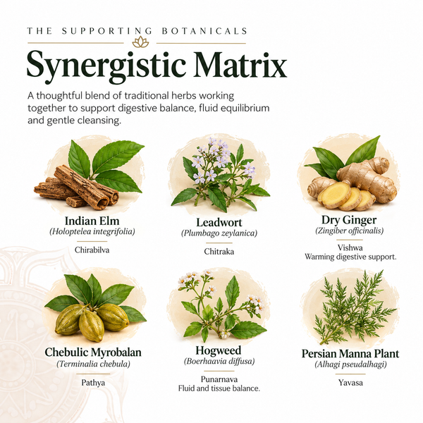 Athreya Gandharvahastadi Kashayam, ingredients infographic 2