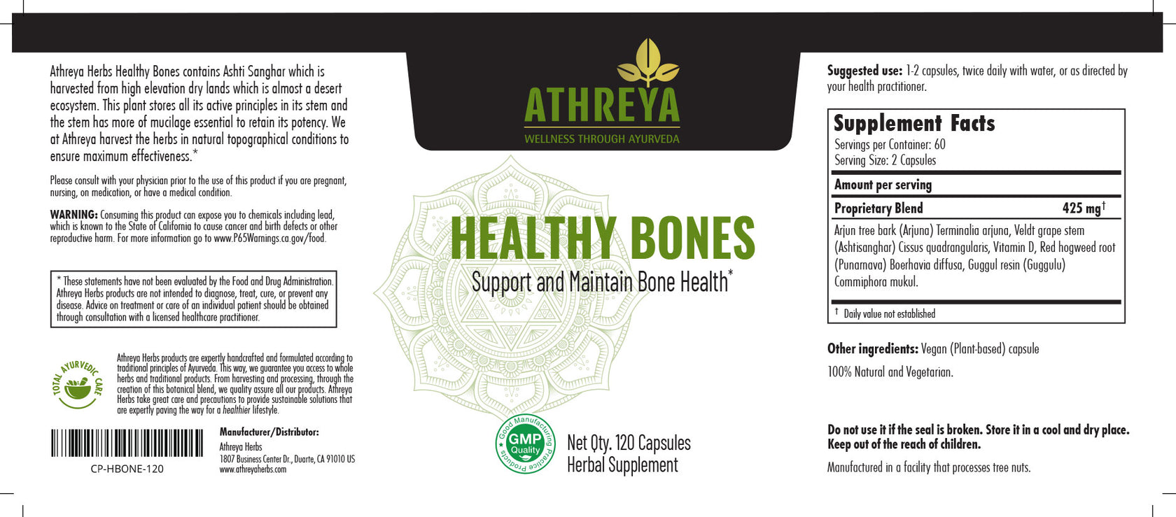 Athreya Healthy Bones Tablets