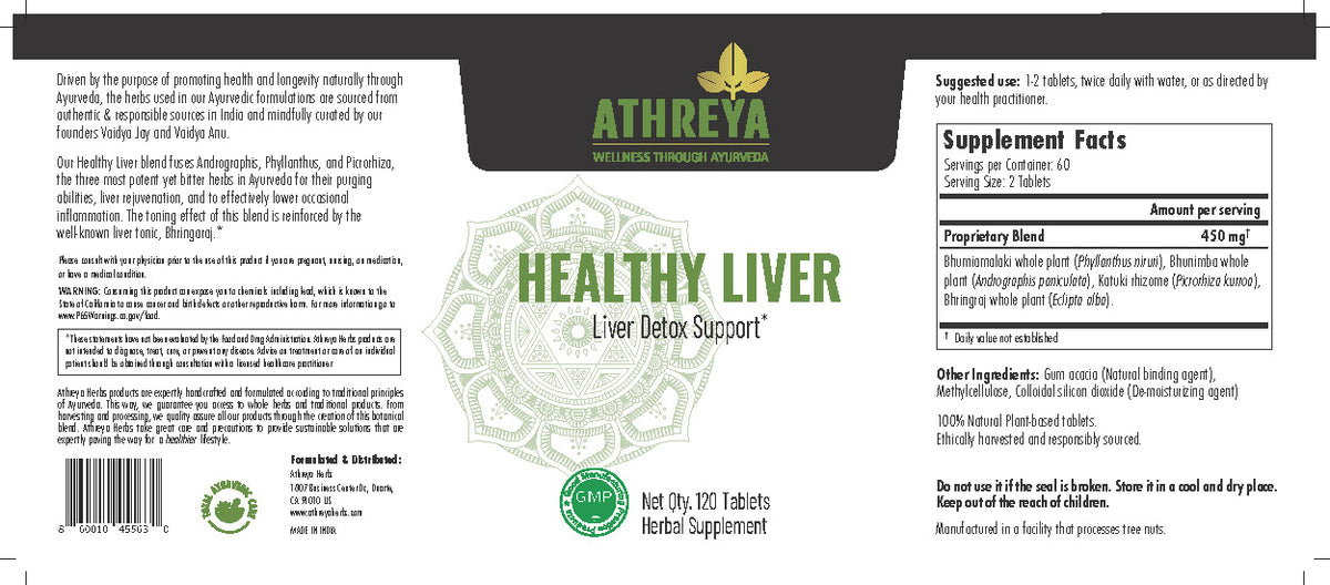 Athreya Healthy Liver Tablets