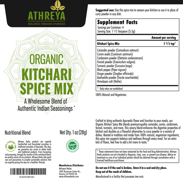 Organic Kitchari (Khichadi)