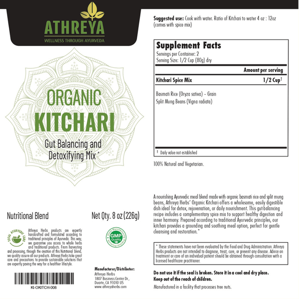 Organic Kitchari (Khichadi)