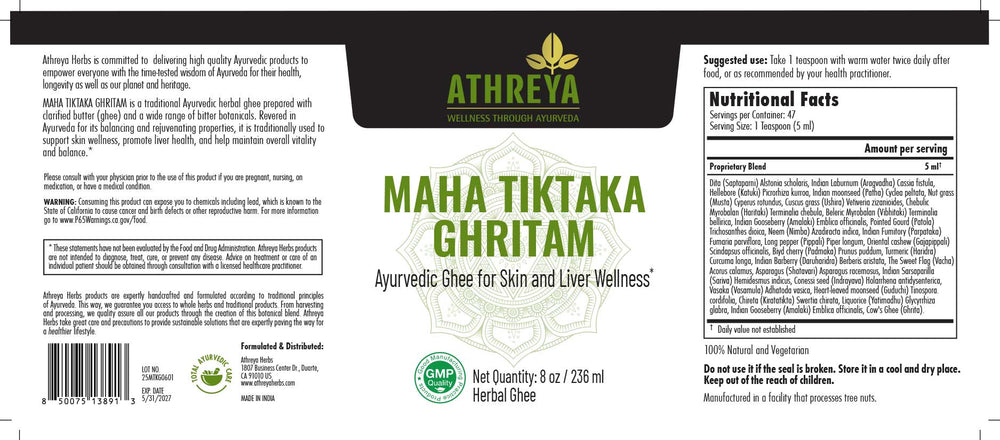 Maha Tiktaka Ghritam