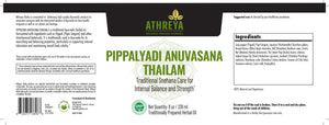 Pippalyadi Anuvasana Thailam