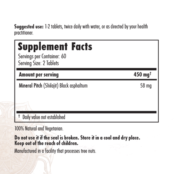 Pure Shilajit Tablets