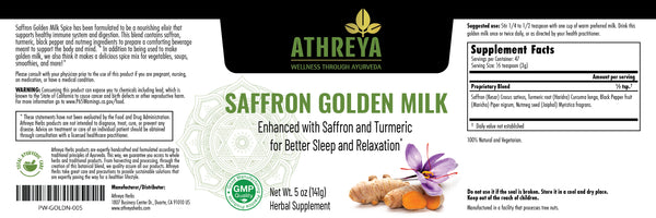 Saffron Golden Milk