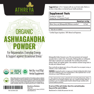 Organic Ashwagandha Powder