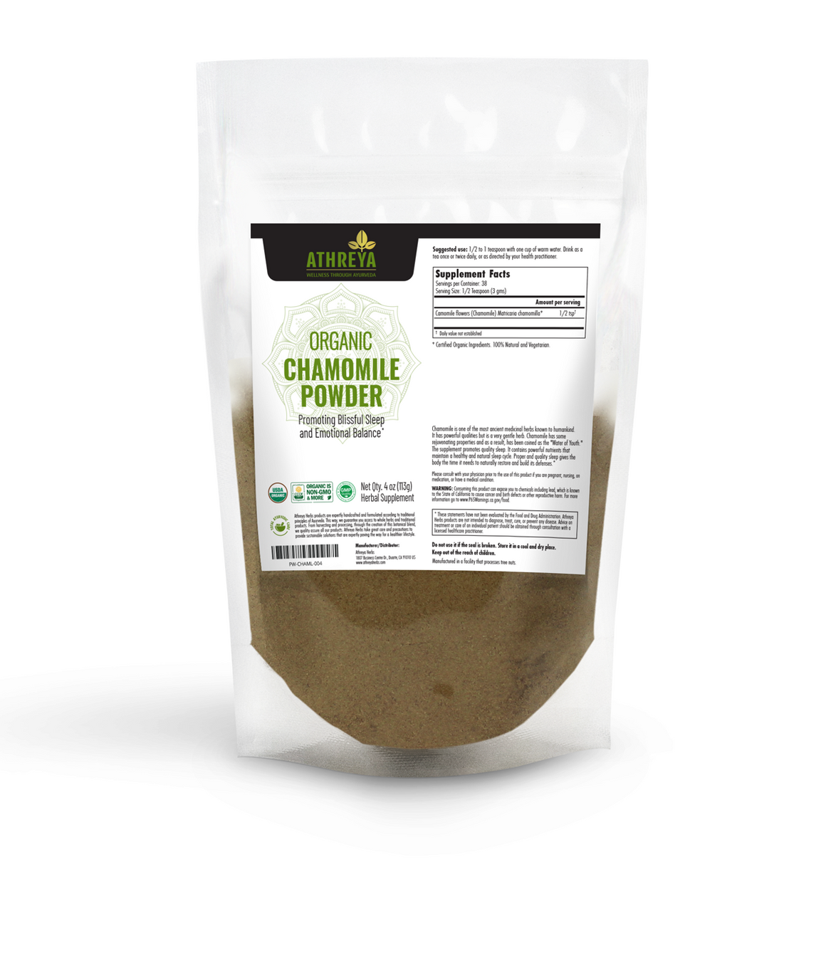 Organic Chamomile Powder