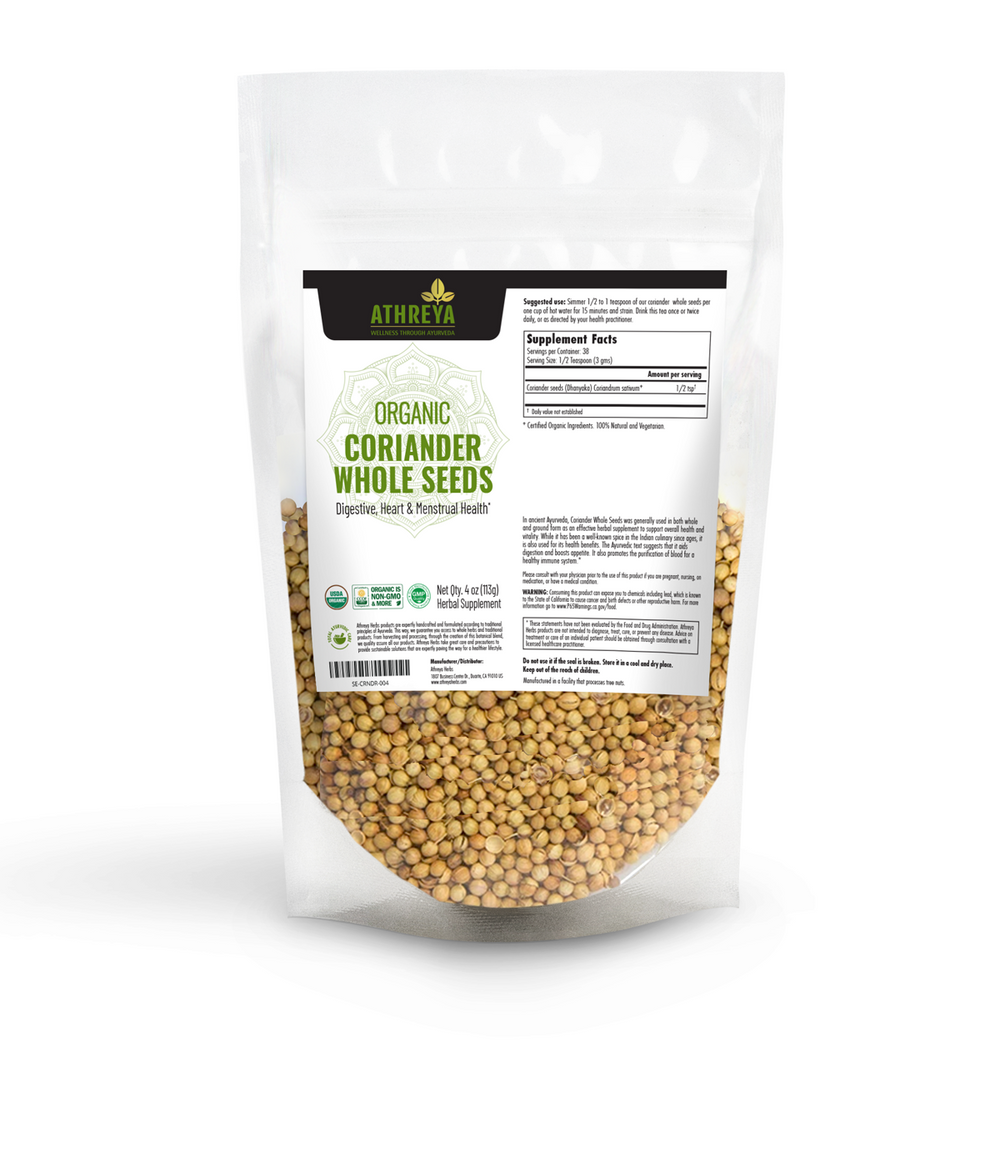 Organic Coriander Whole Seeds