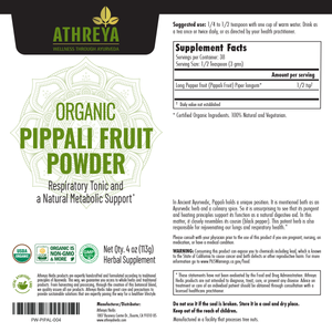 Organic Pippali Fruit Powder